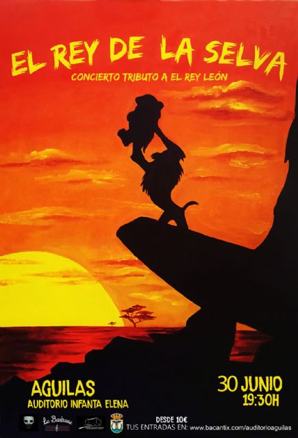 'El Rey de la Selva, Tributo a El Rey León' llega a Águilas (Murcia)