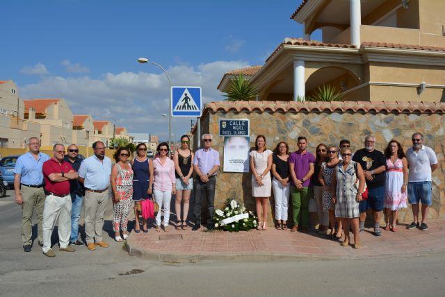 Águilas recuerda a Miguel Ángel Blanco en el aniversario de su asesinato
