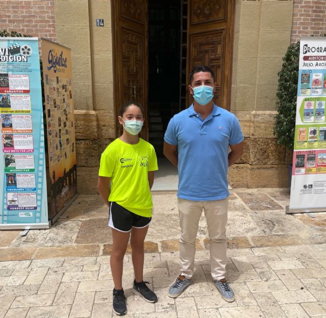 Gala Jódar, en el Campeonato de España de Natación