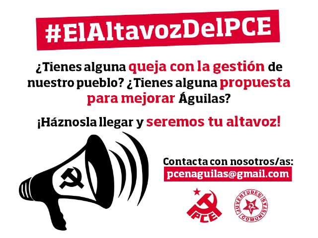 El Partido Comunista lanza la campaña '¡El altavoz del PCE!'