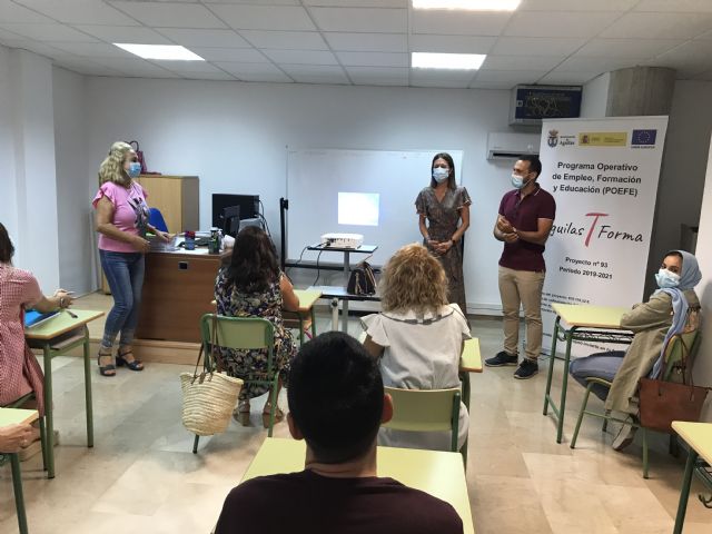 Esta mañana han dado comienzo dos nuevos itinerarios del Programa Operativo de Empleo, Formación y Educación (POEFE) Águilas T-Forma