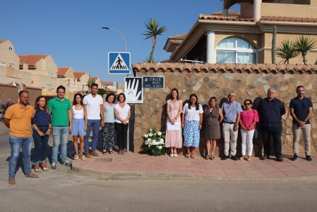 Águilas recuerda a Miguel Ángel Blanco cuando se cumplen veinticinco años de su asesinato a manos de ETA