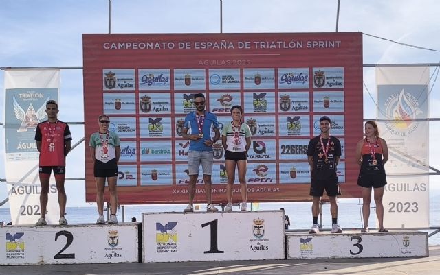 Murcia, epicentro del triatlón nacional con más de 2.000 deportistas en el Campeonato de España celebrado en Águilas
