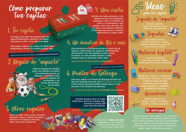 Ya está en marcha la Operación Niño de la Navidad 2025