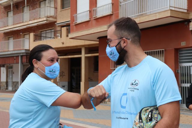 El Partido Popular se une a la marcha 'Anda conmigo 2.0' de la Asociación de Diabéticos de Águilas