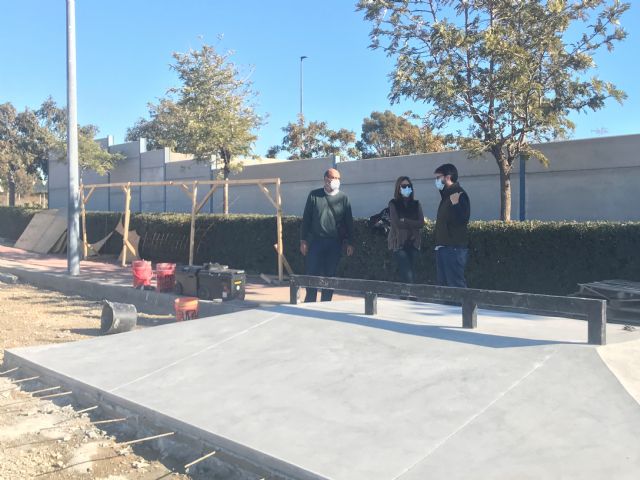 Las obras del skate park entran su fase final