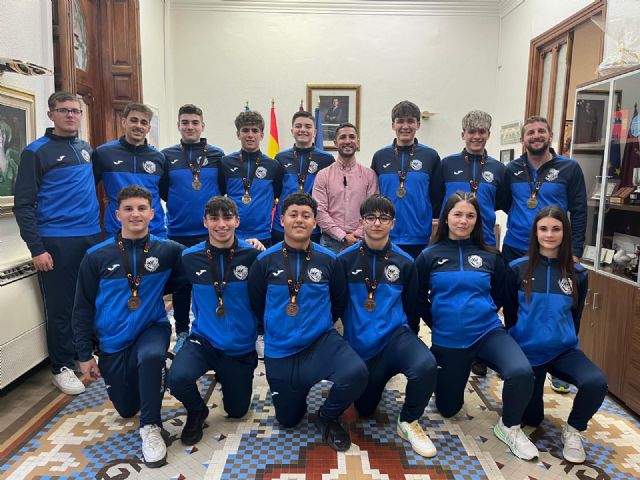 Recepción oficial al Club Balonmano Águilas