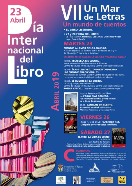 El mundo de los cuentos, protagonistas de la VII edición de Un mar de Letras