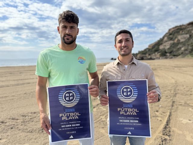 Águilas acoge la primera etapa de la 2° división masculina de fútbol playa el próximo 29 mayo al 1 de junio