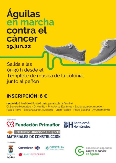 Águilas en marcha contra el cáncer