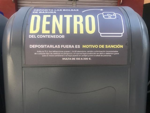 La edil de Limpieza hace un llamamiento a la ciudadanía para el correcto uso de los contenedores