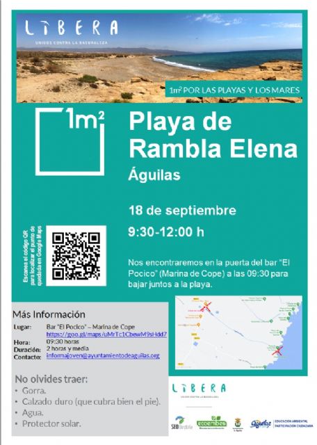 El Ayuntamiento de Águilas se suma al proyecto Libera-Unidos contra la basuraleza