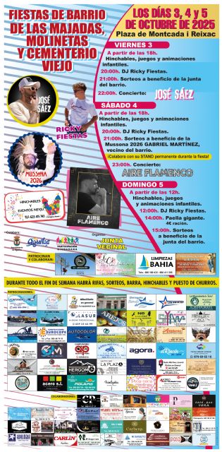 La Junta Vecinal de Las Majadas, Molinetas y Cementerio Viejo prepara sus fiestas de barrio