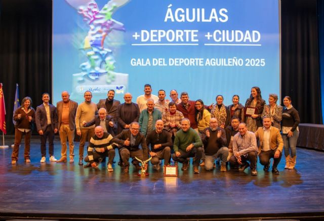 La Gala del Deporte Aguileño premia a los deportistas y clubes más destacados de 2025