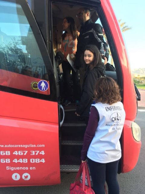 Comienzan a funcionar en Águilas los viajes escolares inclusivos para niños con diabetes