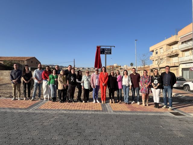 Don Blas 'El maestro' cuenta ya con una calle con su nombre en Águilas