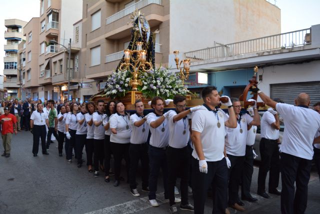 La Patrona de Águilas recorre las calles de la localidad