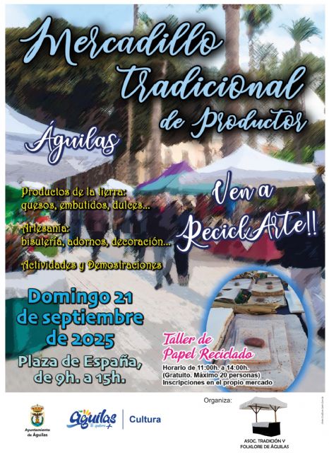 El domingo 21 de septiembre se celebra una nueva edición del Mercado Tradicional de Productor