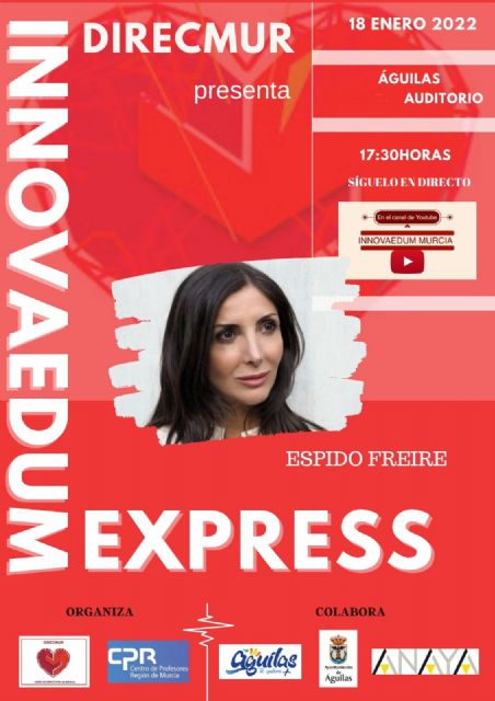 Espido Freire ofrecerá mañana la conferencia 'La palabra y la intención. Cómo comunicar con claridad en tiempos difíciles'