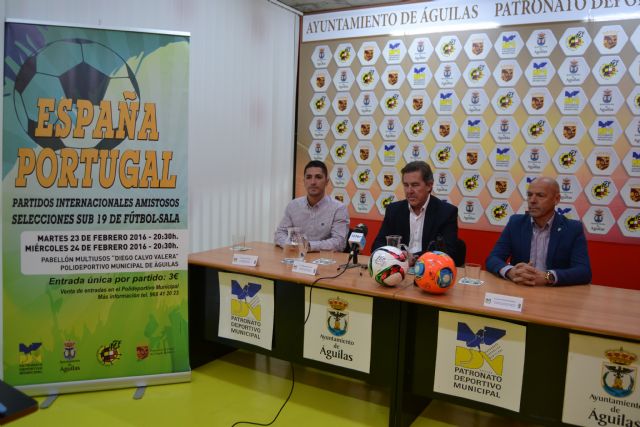 La Selección Española de Fútbol Sala Sub19 disputará dos amistosos contra Portugal en Águilas