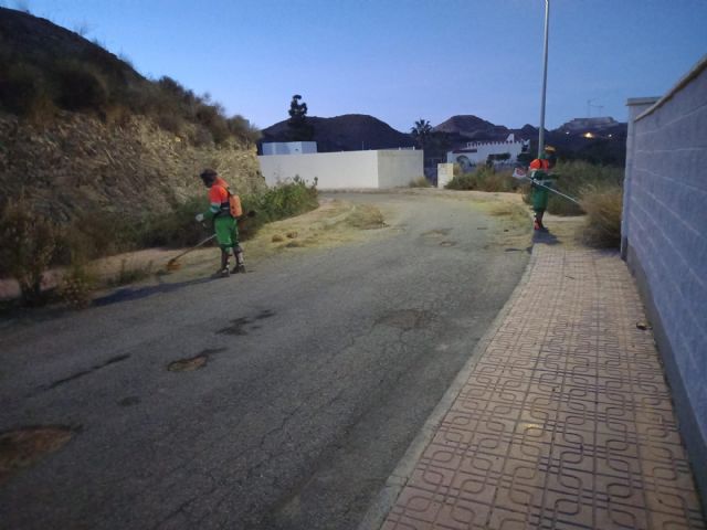 El Ayuntamiento lleva a cabo una actuación de limpieza en profundidad en Los Collados Zieschang