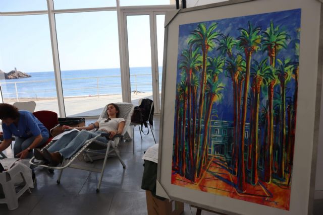 179 asistentes se suman a la campaña de donación 'Donar sangre por amor al arte'