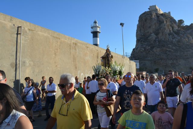 Águilas rinde homenaje a la patrona de los pescadores