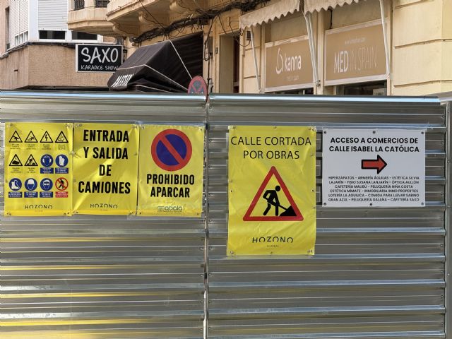 El Partido Popular propone que se aplique una reducción de tasas e impuestos municipales a los establecimientos afectados por obras