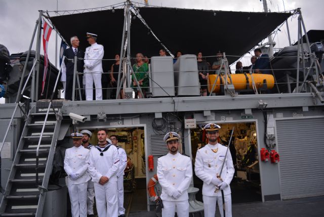 Escala en el puerto de Águilas de los cazaminas 'Segura', 'Sella', 'Tambre' y 'Turia', pertenecientes a la Fuerza de Medidas Contraminas de la Armada