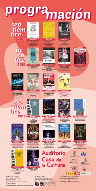 Presentada la programación cultural del próximo trimestre