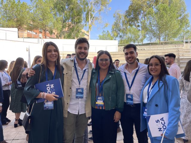Antonio Landáburu es el primer aguileño que preside Nuevas Generaciones Región de Murcia