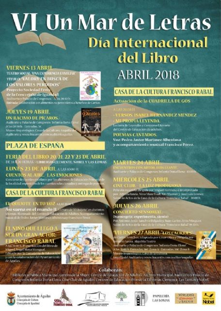 La educación emocional centra los actos principales de la programación con motivo del Día del Libro