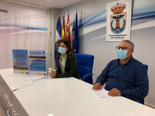 Abierto el plazo de inscripción de los cursos gratuitos 'Mantenimiento de Zonas Ajardinadas: Piscinas y Estanques' y 'Usuario Profesional de Productos Fitosanitarios'