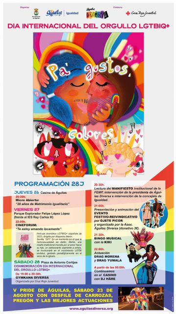 El municipio se prepara para la celebración del Día Internacional del Orgullo bajo el lema 'Pa´gustos, colores'