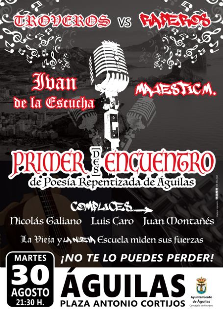 Todo listo para el I [des] Encuentro de Poesía repentizada de Águilas