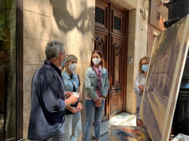 Allan Madsen pintará en directo en Plaza de España esta semana