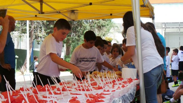 Más de cien niños participan en el Campus Wearefootball de Águilas