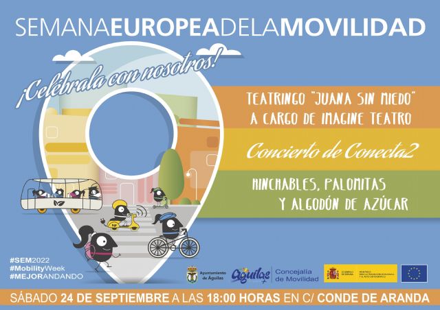 Gran fiesta de la movilidad el próximo sábado en Conde de Aranda