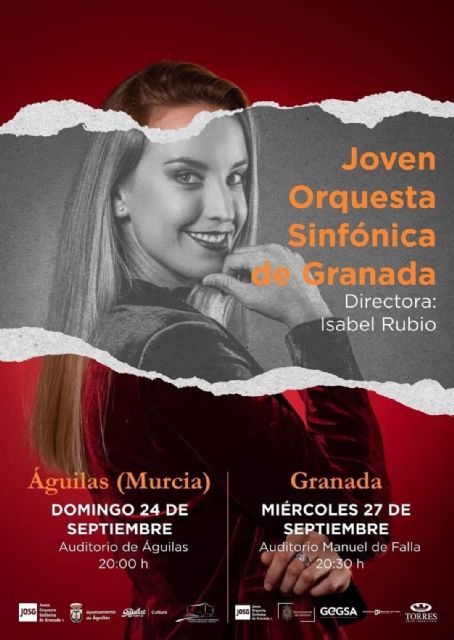 El Auditorio acogerá el domingo a la Joven Orquesta Sinfónica de Granada, dirigida por la aguileña Isabel Rubio