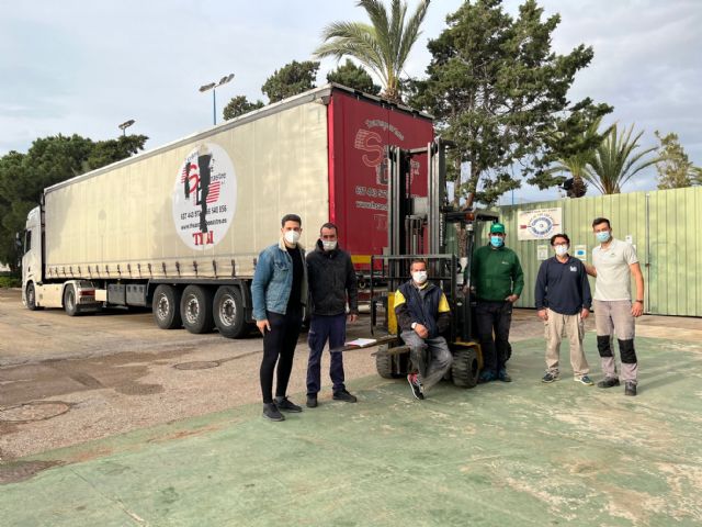 Este fin de semana concluía el envió de material humanitario para Ucrania