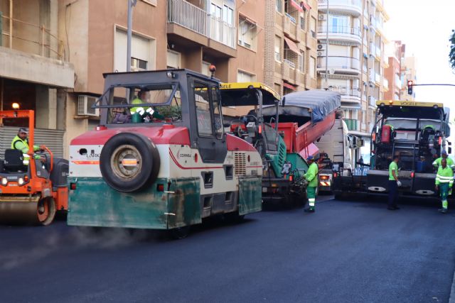 Continúan las actuaciones incluidas en el proyecto de remodelación de las calles Carretera de Lorca, Dr. Luis Prieto, Avd. Juan Carlos I e Iberia