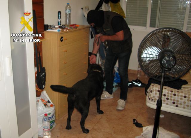 La Guardia Civil desarticula un activo punto de venta de drogas en Águilas