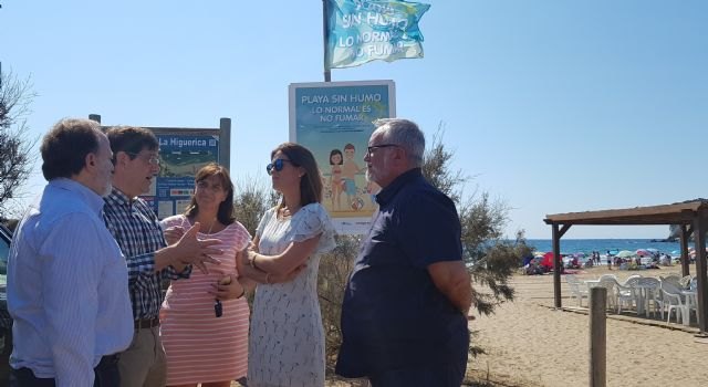 'La Higuerica' de Águilas se incorpora a la red de 'Playas sin Humo'