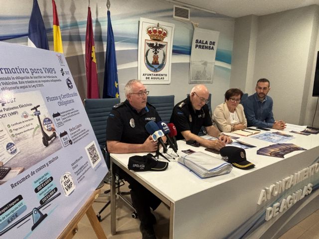 Ayuntamiento y Policía Local impulsan una campa&ntilde;a informativa sobre el uso de vehículos de movilidad personal dirigida especialmente a jóvenes