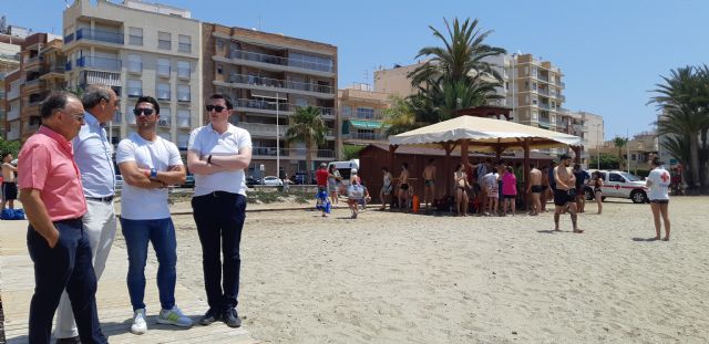 La Playa de Poniente en Águilas ha acogido hoy las Pruebas de Selección de Socorristas Acuáticos