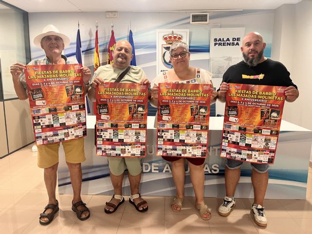 La Junta Vecinal de Las Majadas-Molinetas celebrará el X aniversario de sus Fiestas de Barrio