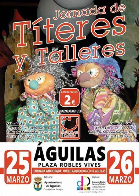 Títeres solidarios con la asociación Águilas Down