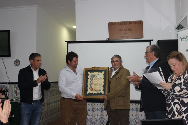 Éxito en la Cena de Hermandad de la Asociación de Agricultores de Águilas y Elección del Agricultor del Año