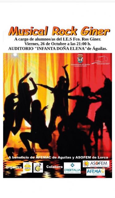 Rock Giner, musical solidario a beneficio de Afemac y Asofem
