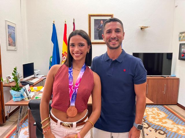 Recepción oficial a la gimnasta Ainhoa Soler Ramírez por sus recientes éxitos deportivos